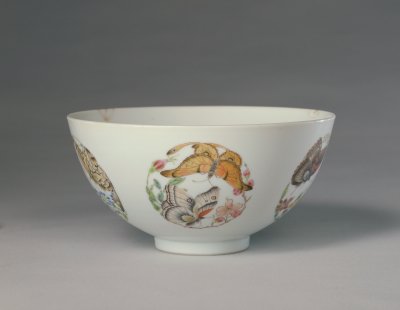 Pastel butterfly bowl 