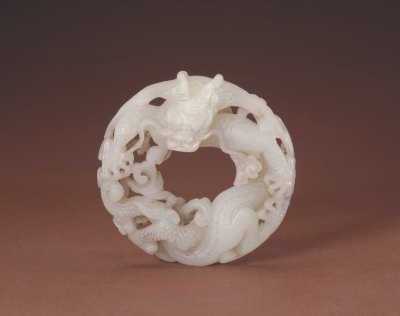 Jade dragon jade pendant