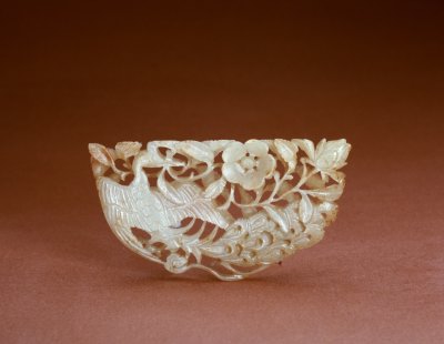 Jade peacock with ornamental