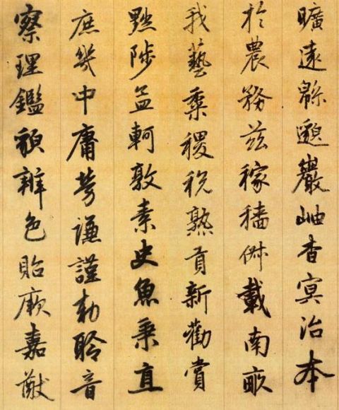 赵孟頫《行书千字文》12