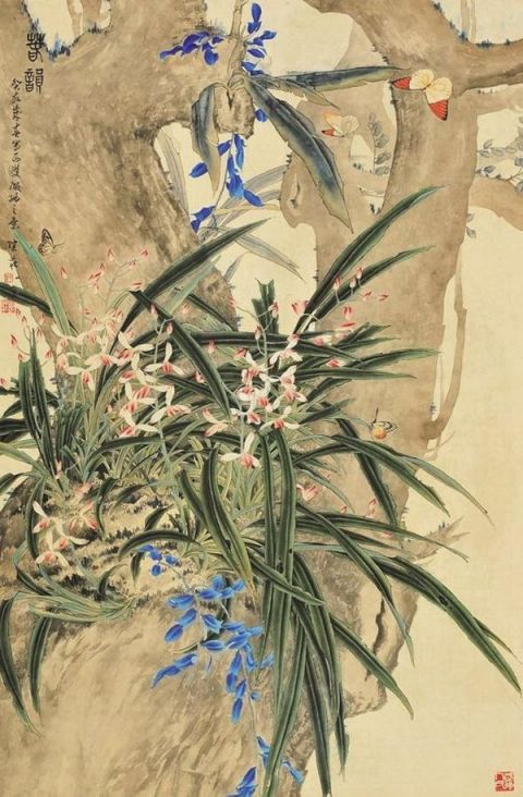 许继庄《春韵》图片_名家国画欣赏-当代