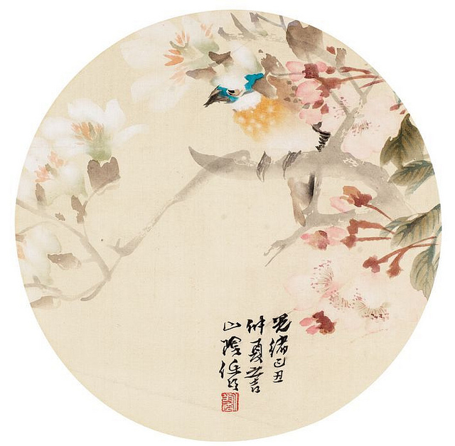 清-任伯年-花鸟