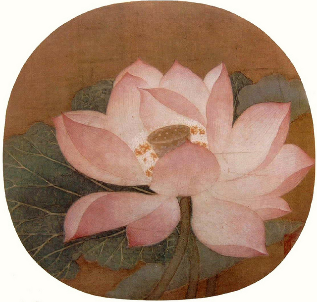 宋-吴炳-出水芙蓉图
