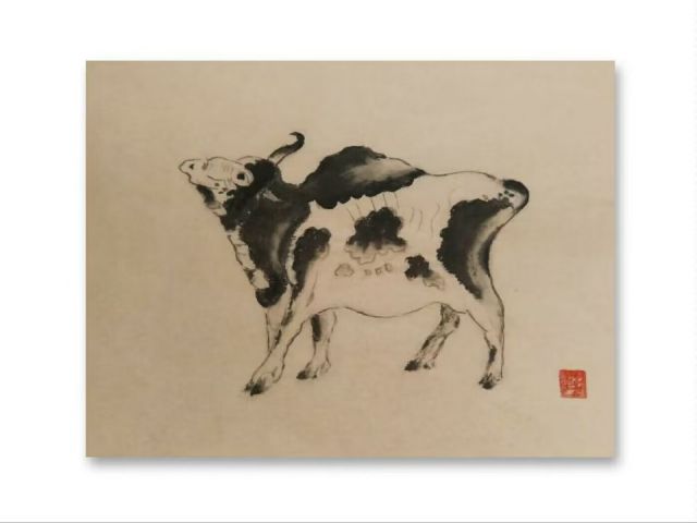怀风中国画：五牛图